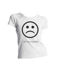 Sad Face Ladies T-Shirt