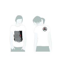 High Rise Girls White T-Shirt