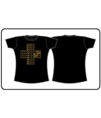+44 - Gold Girls Skinny Tee