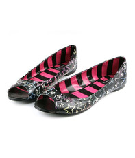 Abbey Dawn - Starstruck Peep Toe Flat