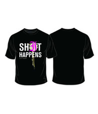 Shirt Happens Black T-Shirt