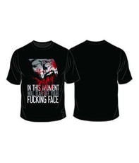 Face Rip Black Tee