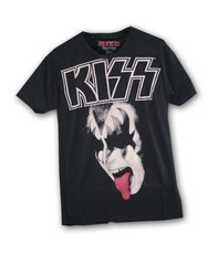 Tongue Short Sleeved Rayon Tee Washed Black By House Of The Gods