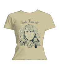 Sketch Cream Skinny T-Shirt