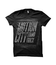 Black 3D Text T-Shirt