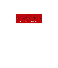 | Clancy Sigal - Zone Of The Interior
