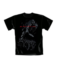 Queen We Will Rock Black T Shirt