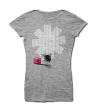 I'm With You Asterisk Ladies Tee Sports Grey
