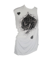 Religion Ibiza Rocks One Sleeve Asymmetrical Top