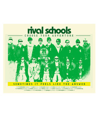 Choose Your Adventure White Poster