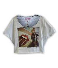 Plane Sleeveless White Top By House Of The Gods