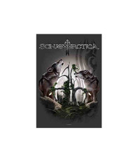 Two Wolves Textile Poster