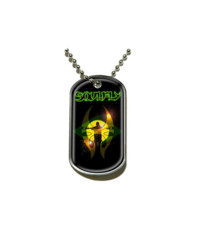 Sun Silhouette Dog Tags