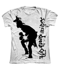 Dancing Indian Ladies White Tee