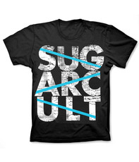 Girls Skinny Black Stack Tee Shirt