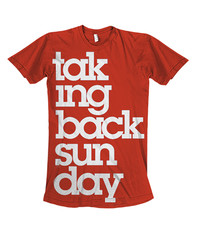 Lower Stack Skinny T-Shirt Red