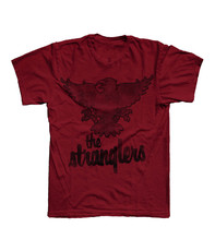 Distressed Raven T-Shirt Red