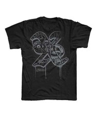 Stencil logo Black Tee