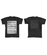 Black Sticker Logo With US Tour Dates T-Shirt