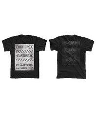 Black Sticker Logo With UK Tour Dates T-Shirt