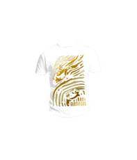 White Head Foil Print T-Shirt
