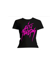 Logo Skinny (Pink on Black)