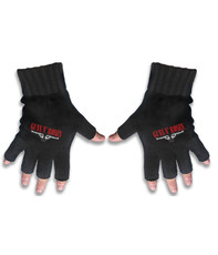 Logo & Pistols Fingerless Gloves 