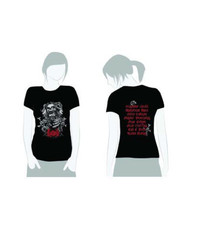 Hades Rising Girls Black T-Shirt