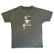 Mens Dark Green Blinking Lights T-Shirt