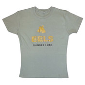 Ladies Grey Hombre Lobo T-Shirt