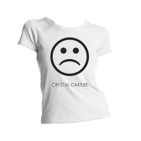 Sad Face Ladies T-Shirt