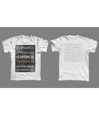 White Sticker Logo With US Tour Dates T-Shirt