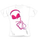 Headphone Skinny Ladies T-shirt