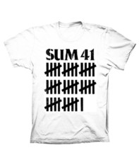 Hash Mark White T-Shirt