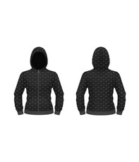 Roll Fabric Logo Ladies Hoody 