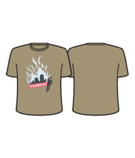 Burning City T-Shirt (Sand)