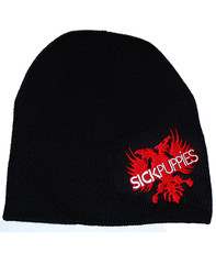 Logo Red Emblem Beanie Hat