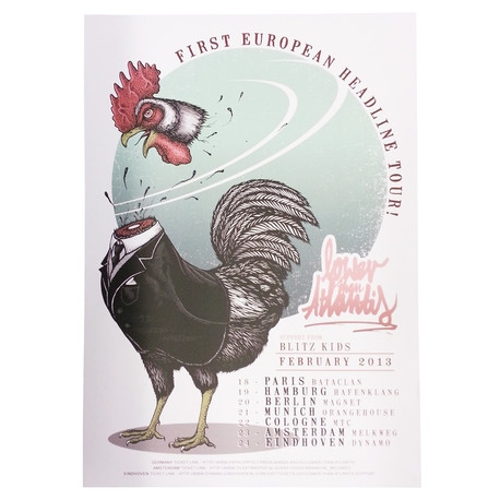 Limited Edition Feb 2013 Euro Tour Print 