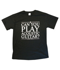 Mens Acoustic Black T-Shirt