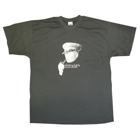 Mens Dark Grey Blinking T-Shirt