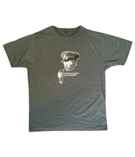 Mens Dark Green Blinking Lights T-Shirt