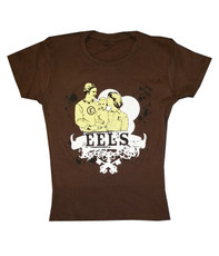 Ladies Brown Family T-Shirt