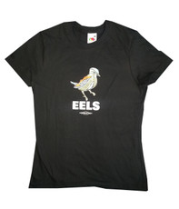 Ladies Black Enjoy T-Shirt