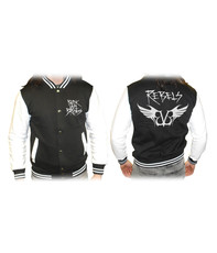 Black Gate Baseball Style Varsity Jacket