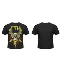 Mens Skull Wings Black T-shirt