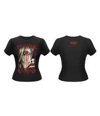 Face Ladies Black T-Shirt