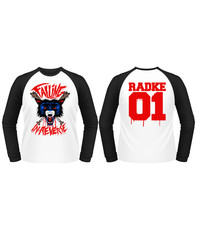 Wolf 2 Baseball T-Shirt