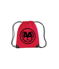Circle Logo Gym Bag in Red