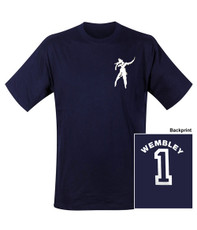 Mens Silhouette Blue T-shirt