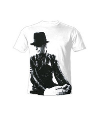 Photo Leather White T-shirt